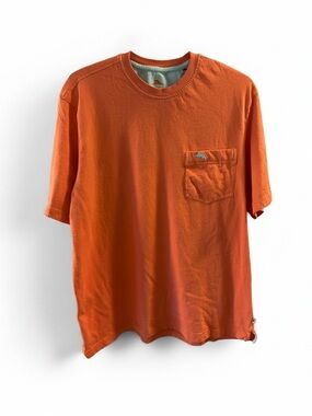 Tommy Bahama Men’s Pocket T‑Shirt – Coral Orange – Size M